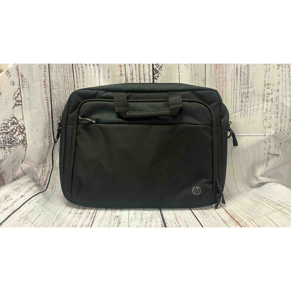 HP‎ Laptop Bag Messenger Briefcase Black Padded Shoulder Strap